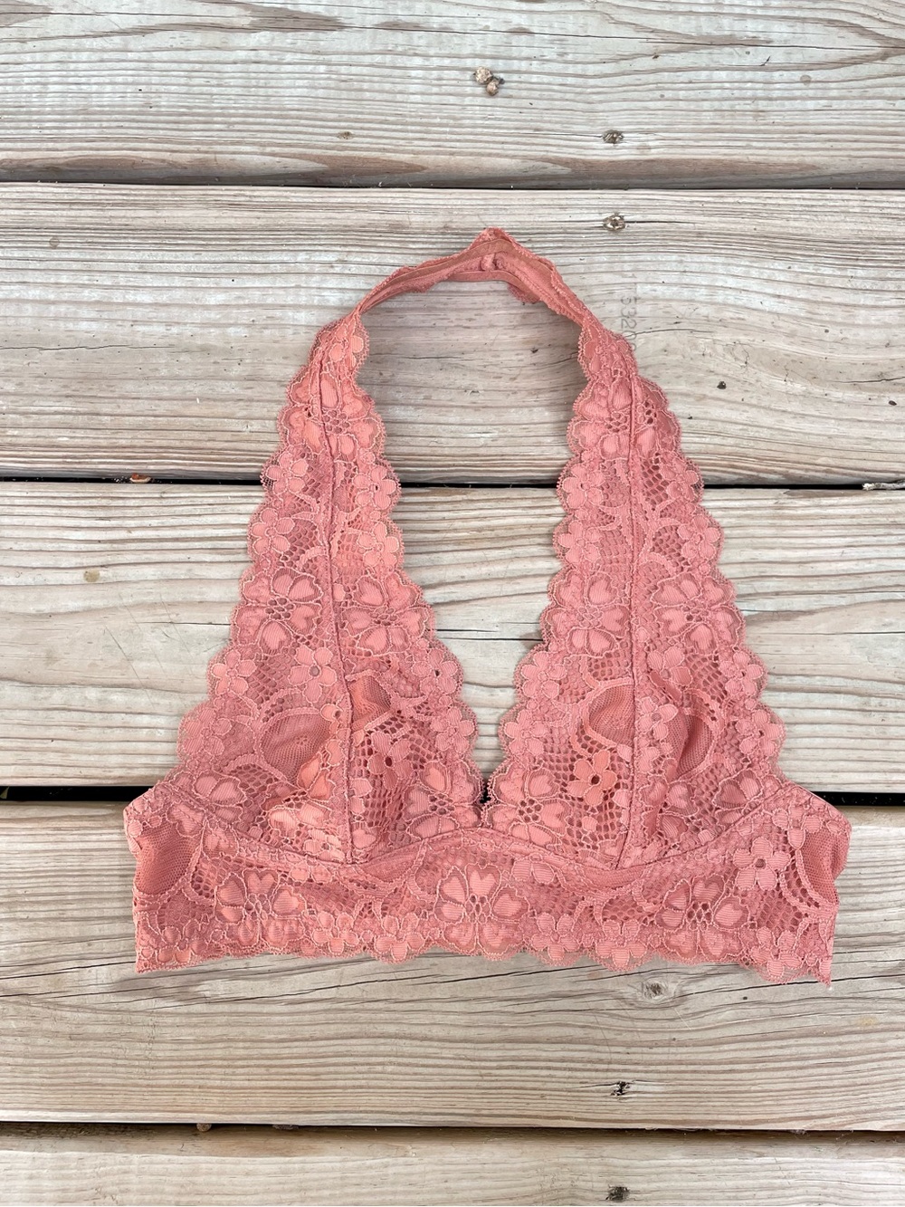 Free People Intimately Galloon Lace Halter Bra